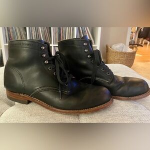 Men’s Size 9.5 1000 Mile Wolverine Lace Up Leather Boots Made in USA